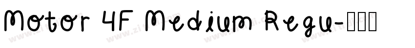 Motor 4F Medium Regu字体转换
